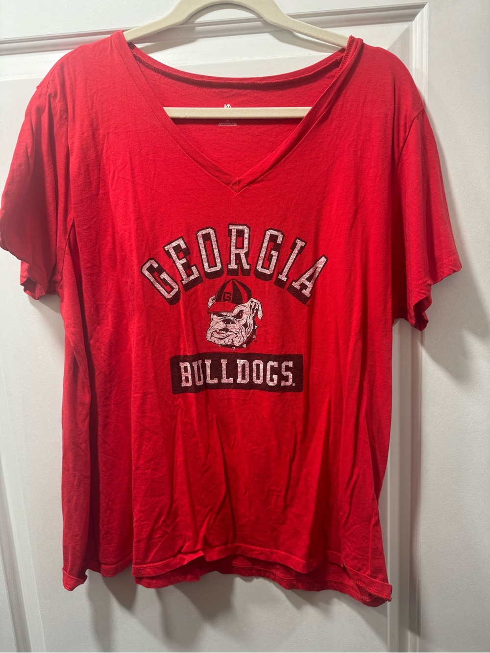 Georgia bulldogs V Neck Tee